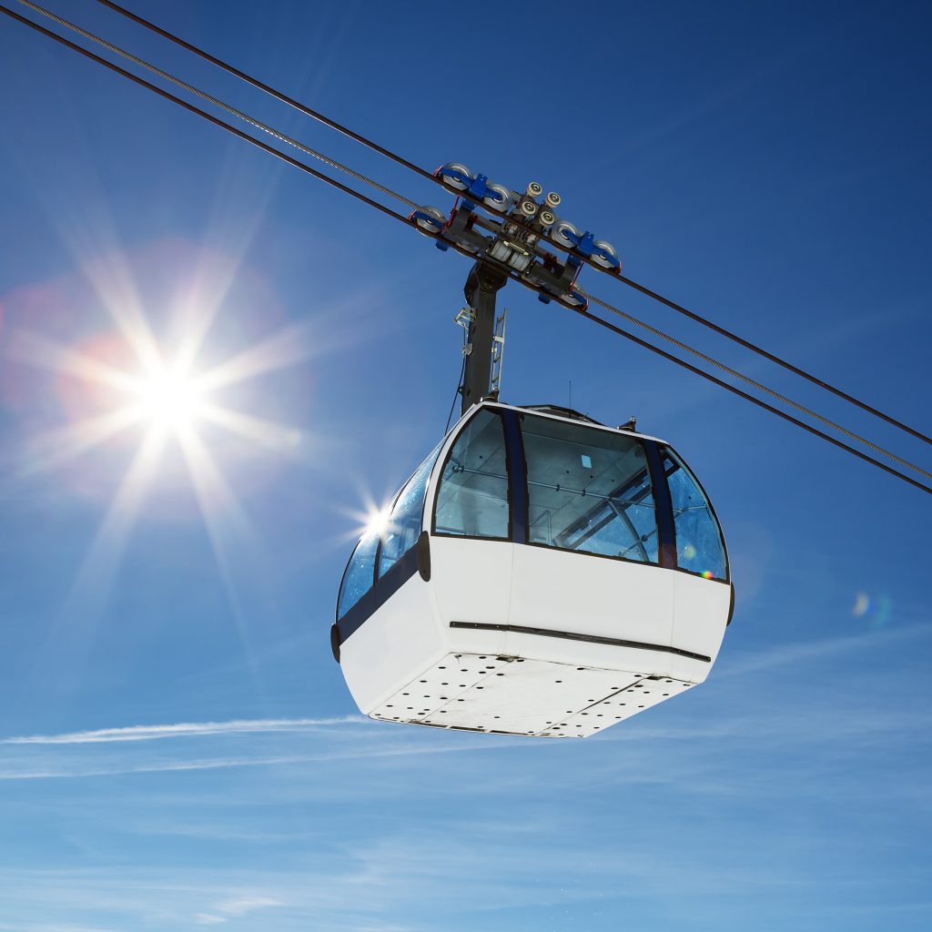 Thredbo 1380 Luxury Accomodation in Thredbo NSW, Australia Cable Car And Sun