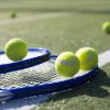 Thredbo 1380 Luxury Accomodation in Thredbo NSW, Australia Close Up Tennis Rackets Balls Ground